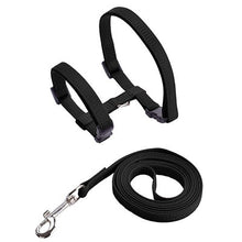 Load image into Gallery viewer, Pet Cat Harness &amp; Leash Adjustable Cat Harness Breakaway Nylon Strap Collar with Leash Leads for Kitten Puppy Small Dogs Walking
