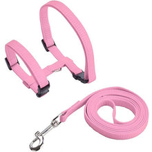Load image into Gallery viewer, Pet Cat Harness &amp; Leash Adjustable Cat Harness Breakaway Nylon Strap Collar with Leash Leads for Kitten Puppy Small Dogs Walking
