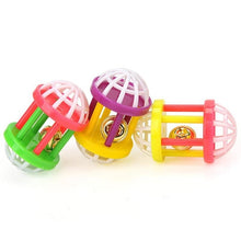 Load image into Gallery viewer, 1Pc Cat Interactive Toy Stick Feather Wand With Small Bell Mouse Cage Toys Plastic Artificial Colorful Cat Teaser Toy Supplies
