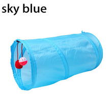 Load image into Gallery viewer, 2/3/4/5 Holes Pet Cat Tunnel Toys Foldable Pet Cat Training Toy Interactive Tube Fun Toy For Cat Rabbit Animal Play Tunnel Tube
