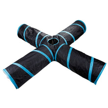 Load image into Gallery viewer, 2/3/4/5 Holes Pet Cat Tunnel Toys Foldable Pet Cat Training Toy Interactive Tube Fun Toy For Cat Rabbit Animal Play Tunnel Tube
