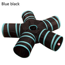 Load image into Gallery viewer, 2/3/4/5 Holes Pet Cat Tunnel Toys Foldable Pet Cat Training Toy Interactive Tube Fun Toy For Cat Rabbit Animal Play Tunnel Tube
